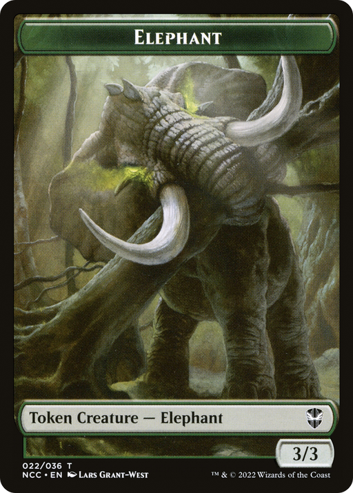 Elephant (TNCC-022) [Tokens] New Capenna Commander Tokens MTG Single Wizards of the Coast