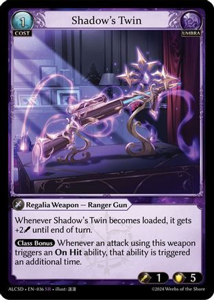 Shadow's Twin (036) [Alchemical Revolution Starter Decks] Grand Archive Single Weebs of the Shore