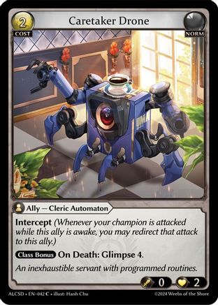 Caretaker Drone (042) [Alchemical Revolution Starter Decks] Grand Archive Single Weebs of the Shore