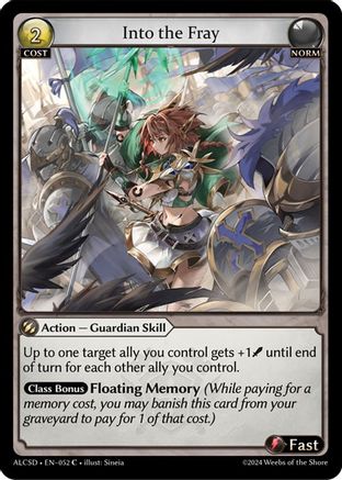 Into the Fray (052) [Alchemical Revolution Starter Decks] Grand Archive Single Weebs of the Shore