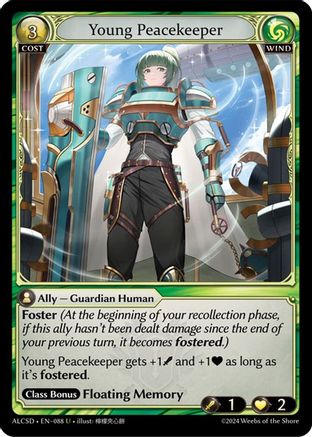 Young Peacekeeper (088) [Alchemical Revolution Starter Decks] Grand Archive Single Weebs of the Shore