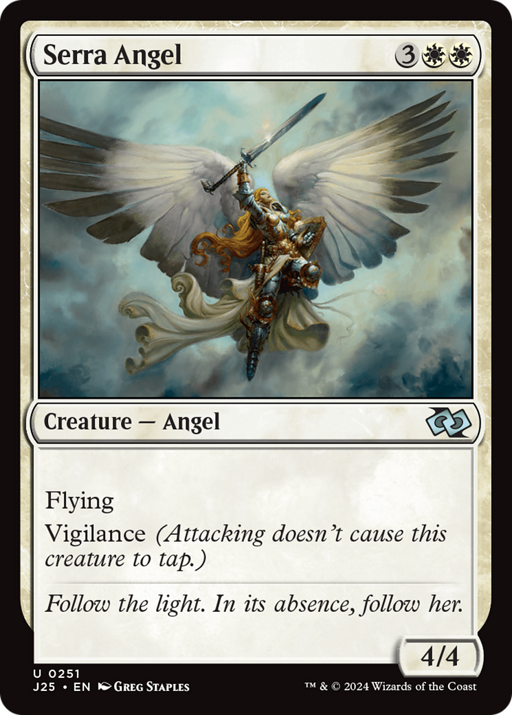 Serra Angel (J25-251) [Foundations Jumpstart] MTG Single Wizards of the Coast