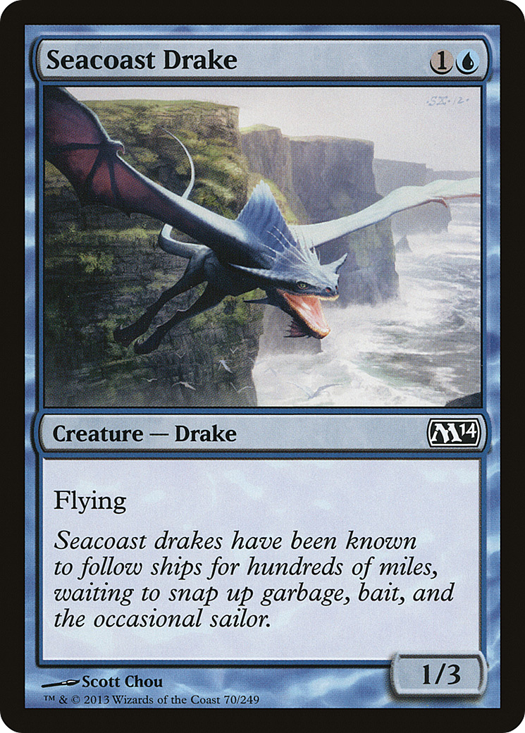 Seacoast Drake (M14-070) [Magic 2014] MTG Single Wizards of the Coast
