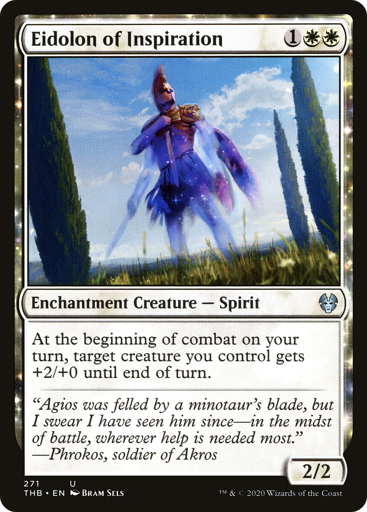 Eidolon of Inspiration (THB-271) [Theros Beyond Death] MTG Single Wizards of the Coast