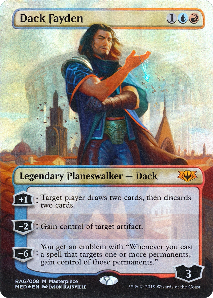 Dack Fayden (MED2-RA6) [Misc] Mythic Edition (Borderless) Foil MTG Single Wizards of the Coast