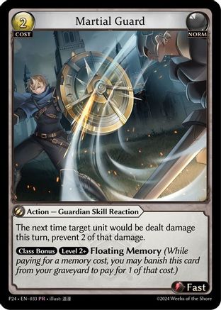 Martial Guard (033) [Promotional Cards] Foil Grand Archive Single Weebs of the Shore