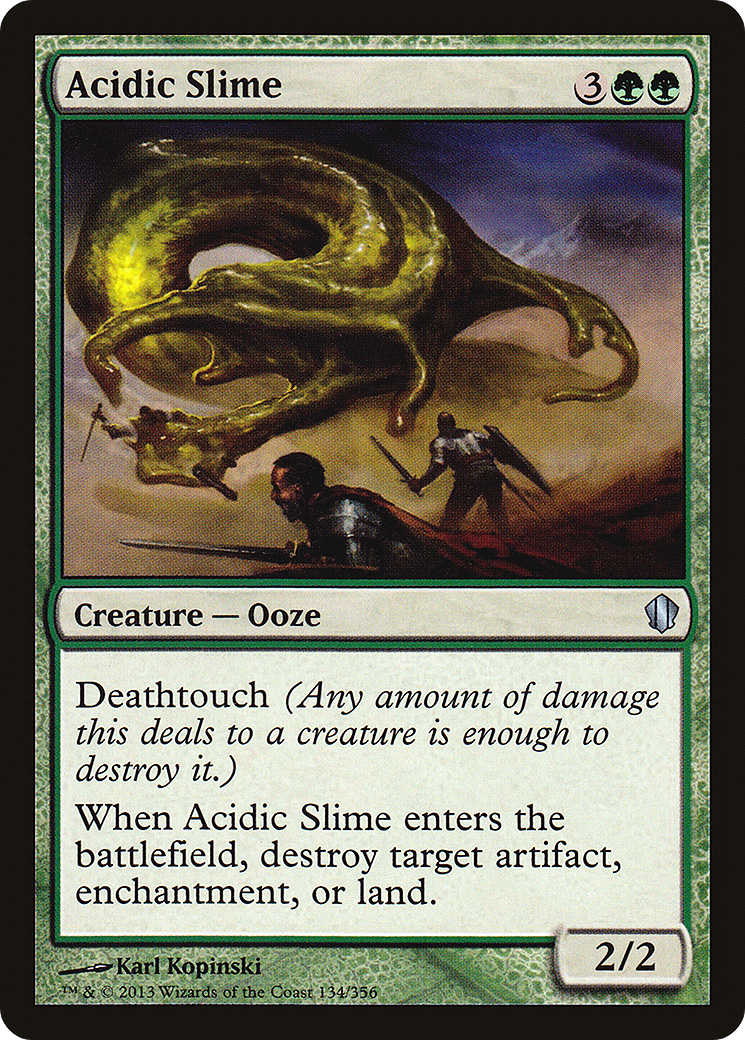 Acidic Slime (C13-134) [Commander 2013] MTG Single Wizards of the Coast