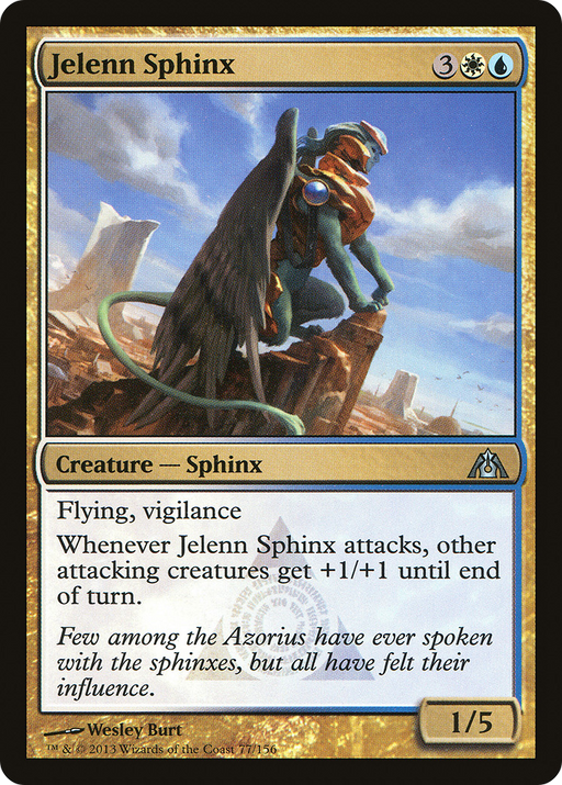 Jelenn Sphinx (DGM-077) [Dragon's Maze] MTG Single Wizards of the Coast