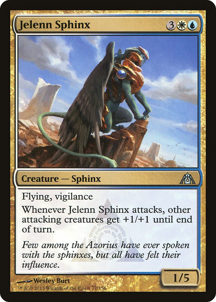 Jelenn Sphinx (DGM-077) [Dragon's Maze] Foil MTG Single Wizards of the Coast