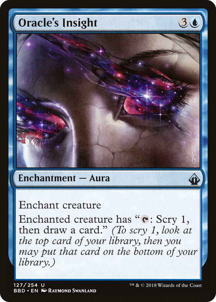 Oracle's Insight (BBD-127) [Battlebond] Foil MTG Single Wizards of the Coast