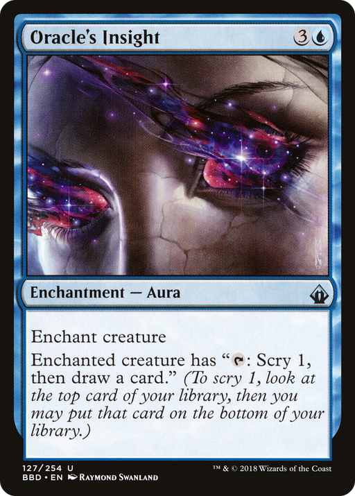 Oracle's Insight (BBD-127) [Battlebond] MTG Single Wizards of the Coast