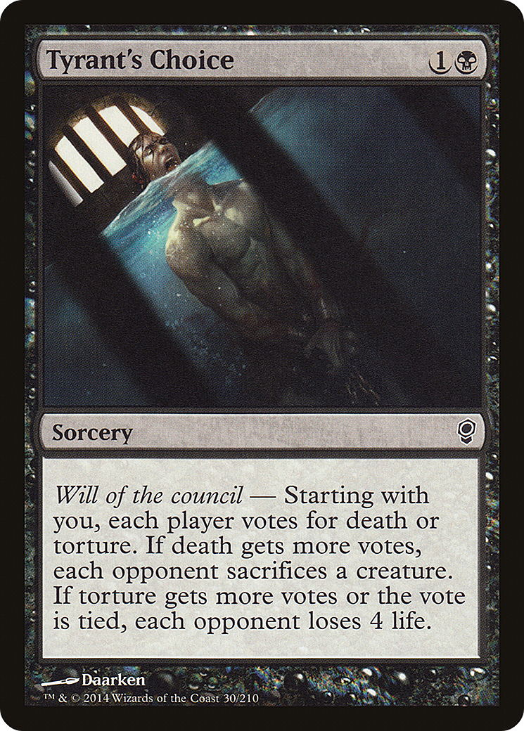 Tyrant's Choice (CNS-030) [Conspiracy] Foil MTG Single Wizards of the Coast