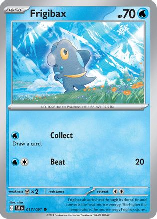 Frigibax - 017/091 [SV: Paldean Fates] Pokemon Single Pokémon