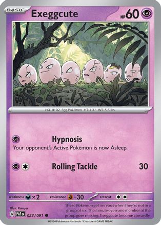 Exeggcute (23) [SV: Paldean Fates] Pokemon Single Pokémon