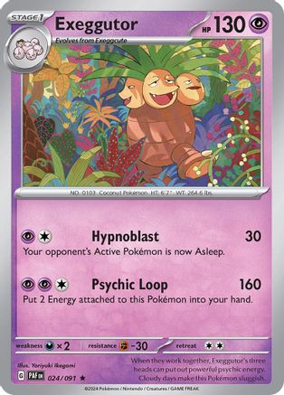 Exeggutor (24) Holofoil [SV: Paldean Fates] Pokemon Single Pokémon