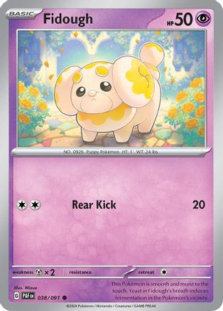 Fidough (38) [SV: Paldean Fates] Pokemon Single Pokémon