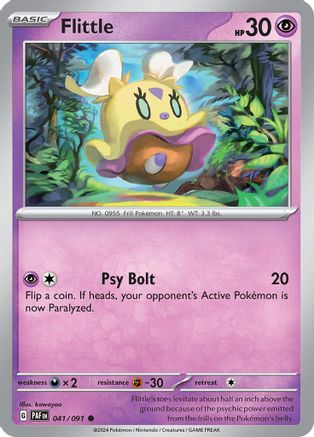 Flittle - 041/091 [SV: Paldean Fates] Pokemon Single Pokémon