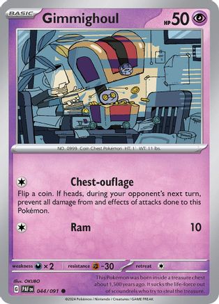 Gimmighoul (44) [SV: Paldean Fates] Pokemon Single Pokémon