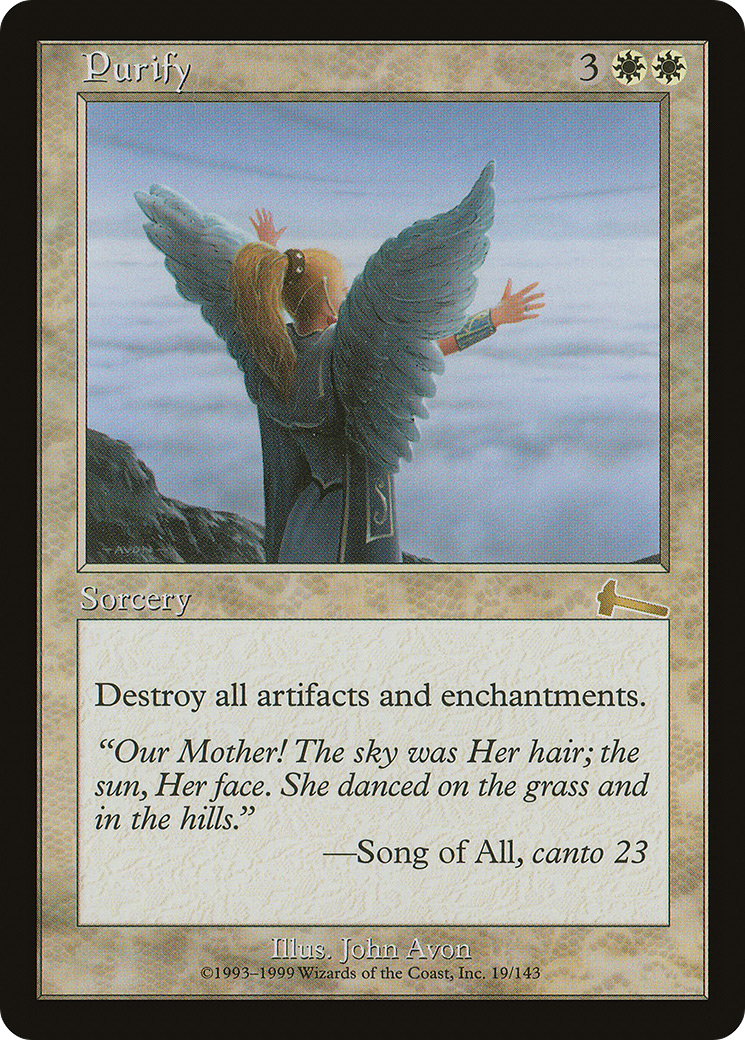 Purify (ULG-019) [Urza's Legacy] Foil MTG Single Wizards of the Coast