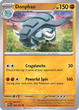 Donphan (49) [SV: Paldean Fates] Pokemon Single Pokémon