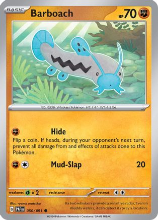 Barboach (50) Reverse Holofoil [SV: Paldean Fates] Pokemon Single Pokémon