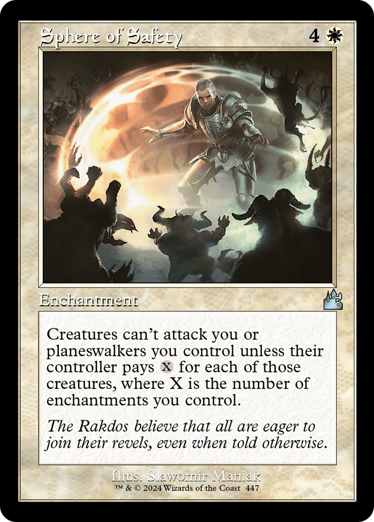 Sphere of Safety (RVR-447) [Ravnica Remastered] MTG Single Wizards of the Coast