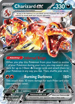 Charizard ex - 054/091 Holofoil [SV: Paldean Fates] Pokemon Single Pokémon