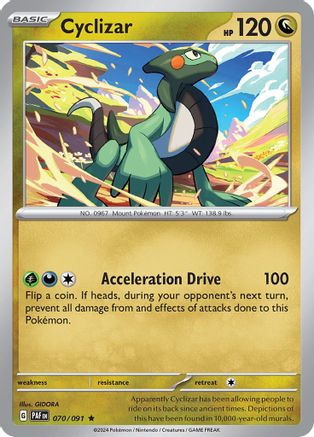 Cyclizar - 070/091 Holofoil [SV: Paldean Fates] Pokemon Single Pokémon