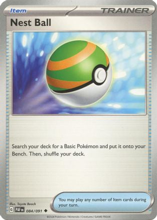 Nest Ball (84) Reverse Holofoil [SV Paldean Fates] Pokemon Single Pokémon