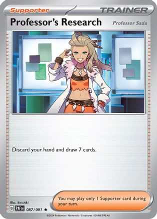 Professor's Research - 087/091 Holofoil [SV: Paldean Fates] Pokemon Single Pokémon