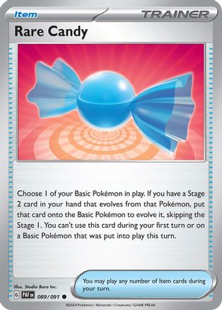 Rare Candy (89) Reverse Holofoil [SV Paldean Fates] Pokemon Single Pokémon