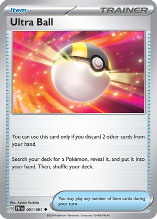 Ultra Ball (91) [SV: Paldean Fates] Pokemon Single Pokémon