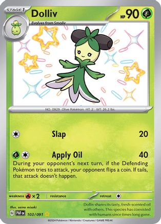 Dolliv (103) Holofoil [SV: Paldean Fates] Pokemon Single Pokémon