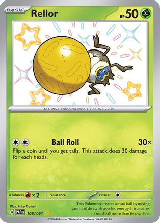 Rellor (108) Holofoil [SV: Paldean Fates] Pokemon Single Pokémon