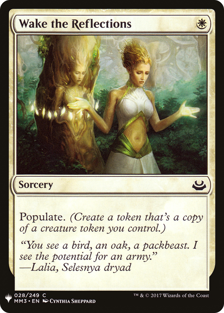 Wake the Reflections (LIST-MM3-28) [Mystery Booster] The List MTG Single Wizards of the Coast