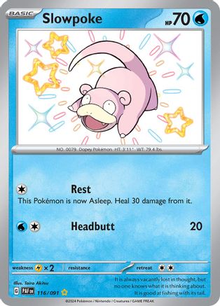 Slowpoke (116) Holofoil [SV: Paldean Fates] Pokemon Single Pokémon