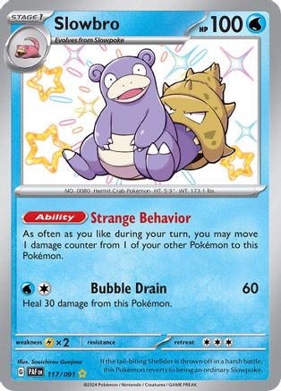 Slowbro (117) Holofoil [SV: Paldean Fates] Pokemon Single Pokémon