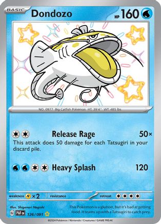 Dondozo (126) Holofoil [SV: Paldean Fates] Pokemon Single Pokémon