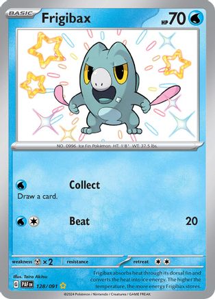 Frigibax - 128/091 Holofoil [SV: Paldean Fates] Pokemon Single Pokémon