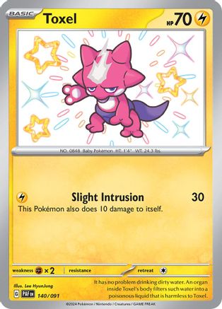 Toxel (140) Holofoil [SV: Paldean Fates] Pokemon Single Pokémon