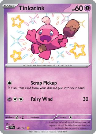 Tinkatink (165) Holofoil [SV: Paldean Fates] Pokemon Single Pokémon