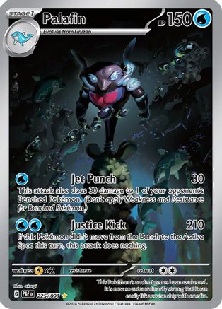 Palafin - 225/091 Holofoil [SV: Paldean Fates] Pokemon Single Pokémon