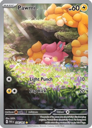 Pawmi - 226/091 Holofoil [SV: Paldean Fates] Pokemon Single Pokémon