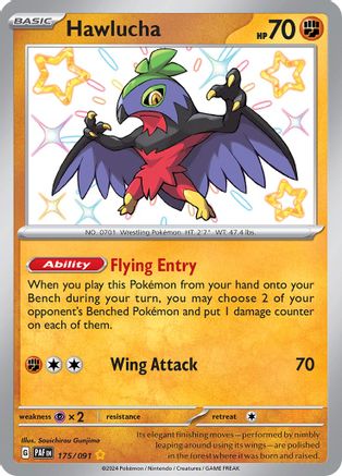 Hawlucha (175) Holofoil [SV: Paldean Fates] Pokemon Single Pokémon