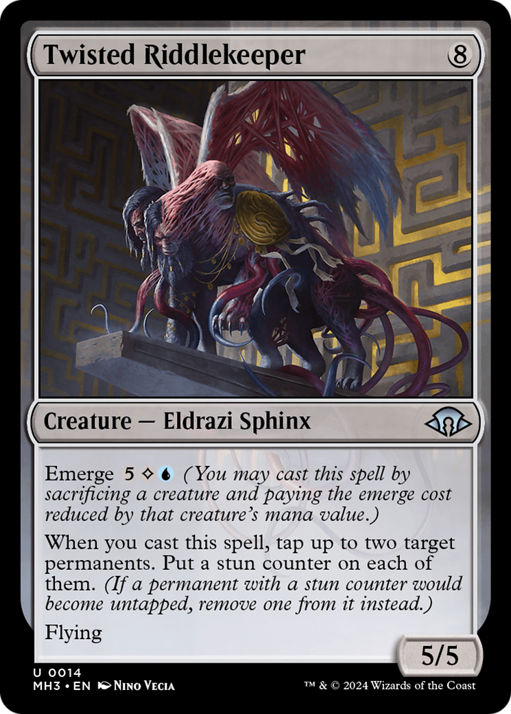 Twisted Riddlekeeper (MH3-014) [Modern Horizons 3] Foil MTG Single Modern Horizons 3