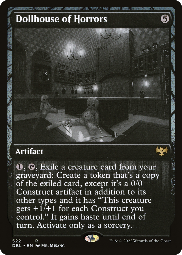 Dollhouse of Horrors (DBL-522) [Innistrad: Double Feature] Foil MTG Single Wizards of the Coast