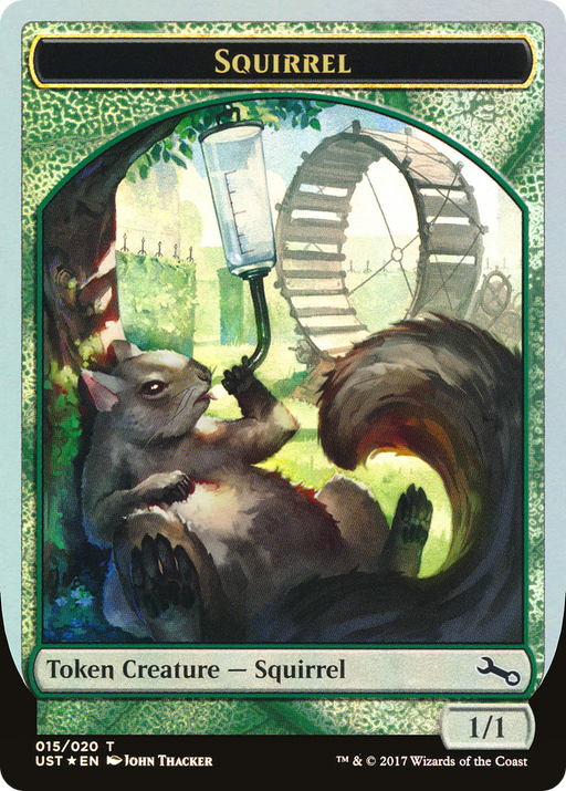 Squirrel Token (UST-015) [Tokens] Unstable Tokens Foil MTG Single Wizards of the Coast