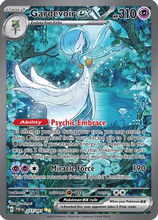 Gardevoir ex - 233/091 - [SV: Paldean Fates] Holofoil Pokemon Single Pokémon