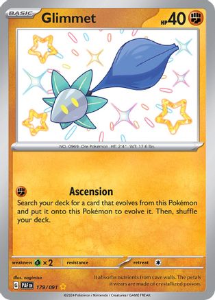 Glimmet (179) Holofoil [SV: Paldean Fates] Pokemon Single Pokémon