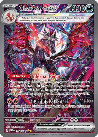 Charizard ex - 234/091 Holofoil [SV: Paldean Fates] Pokemon Single Pokémon